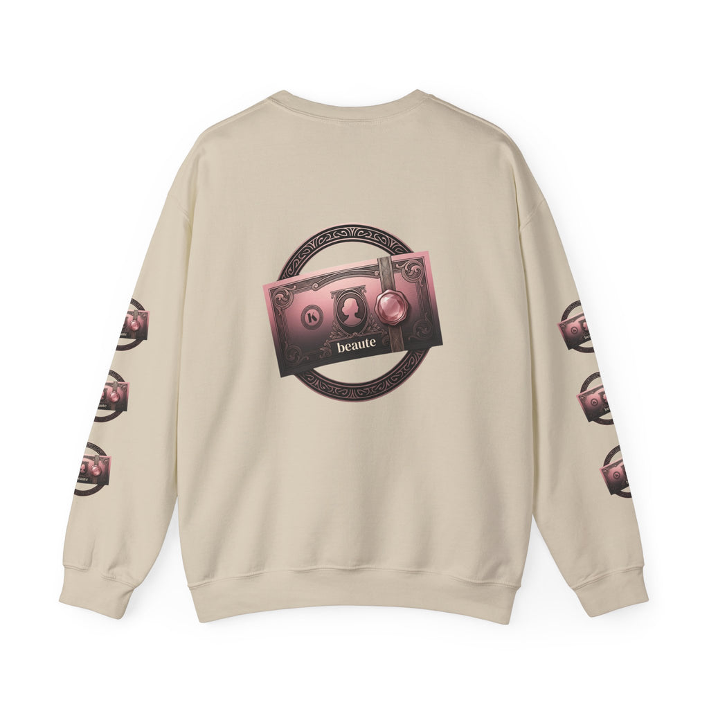 Retro Boombox Crewneck Sweatshirt — Vintage Music Graphic