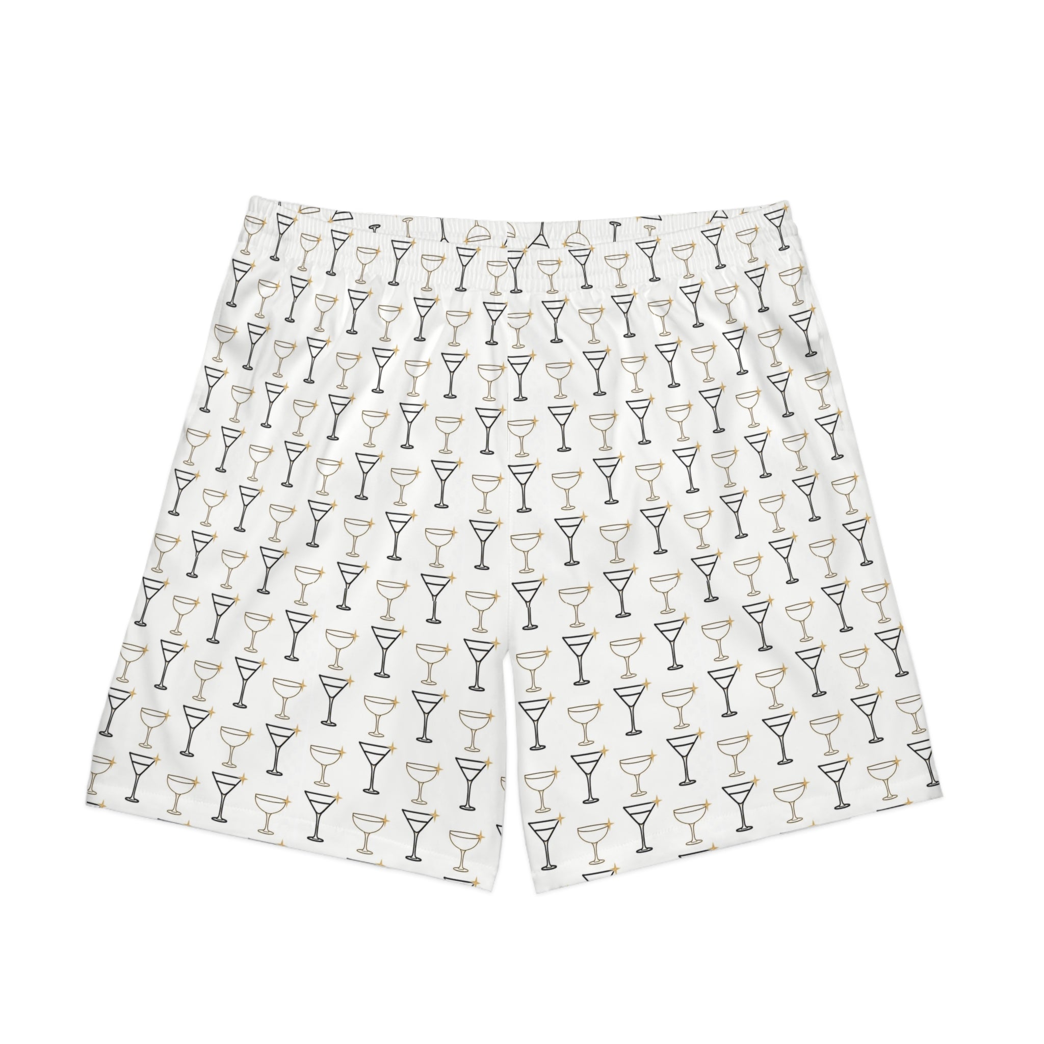 Men's Elastic Beach Shorts (AOP)