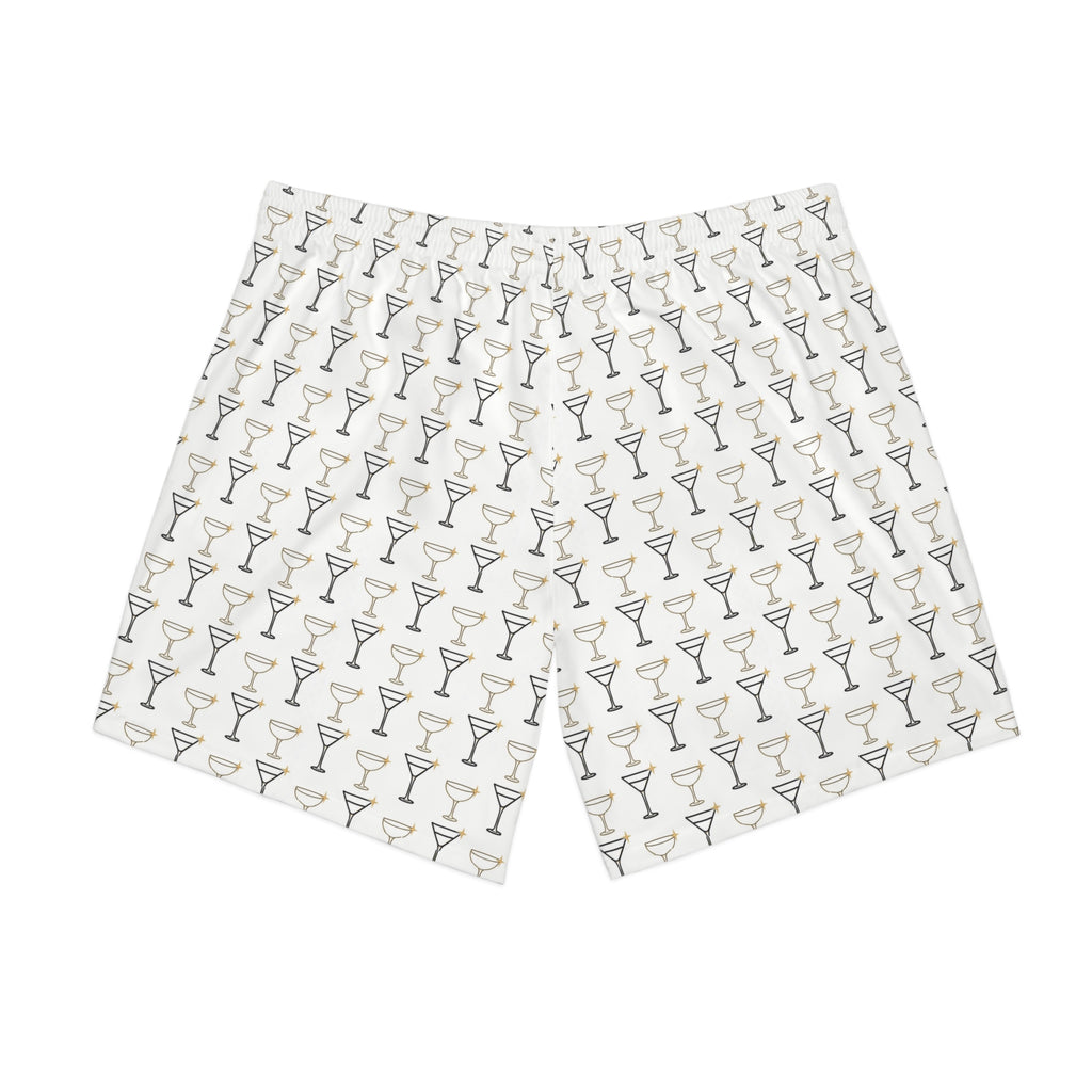 Men's Elastic Beach Shorts (AOP)