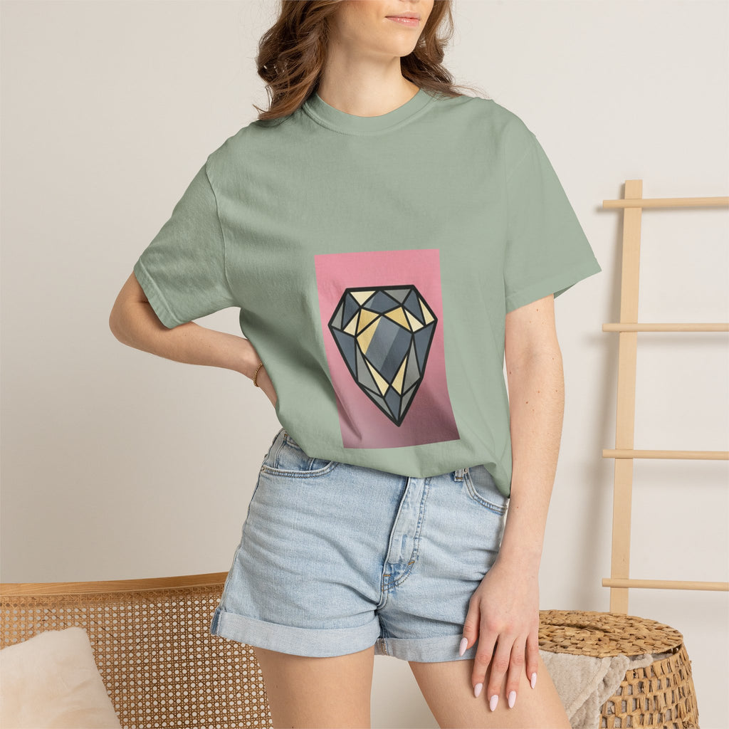 Geometric Diamond Graphic T-Shirt