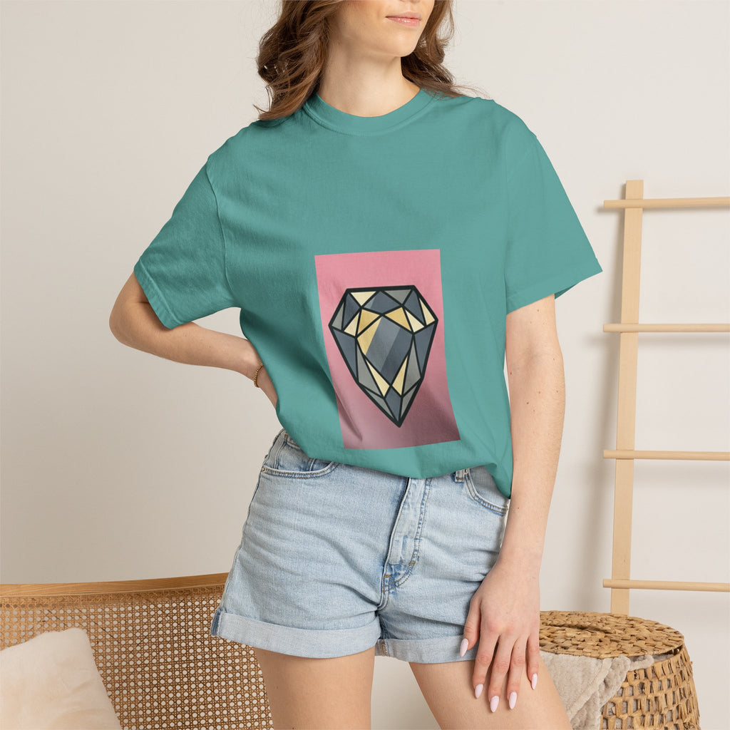 Geometric Diamond Graphic T-Shirt