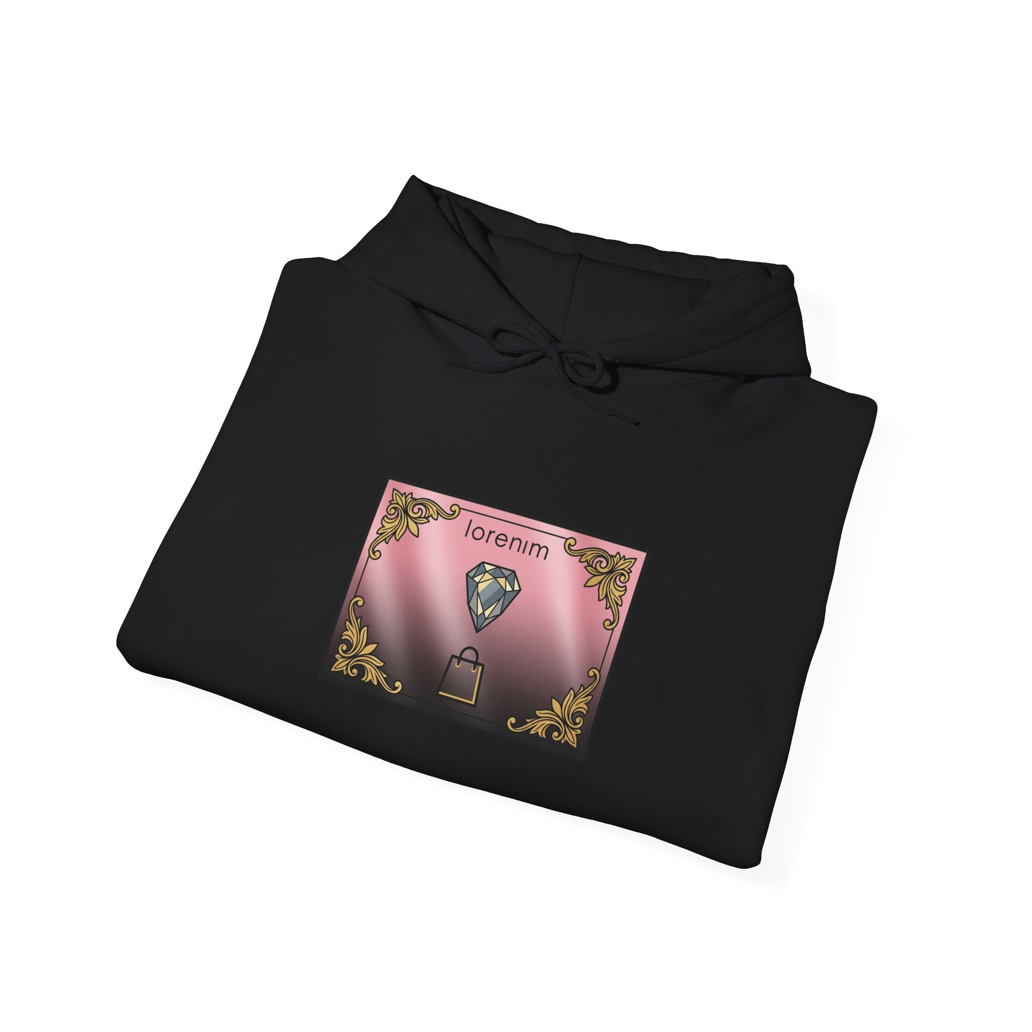 Hoodie — 'Clothe Beauty' Crown Floral Wreath Pullover