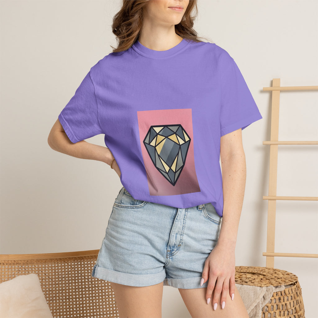 Geometric Diamond Graphic T-Shirt