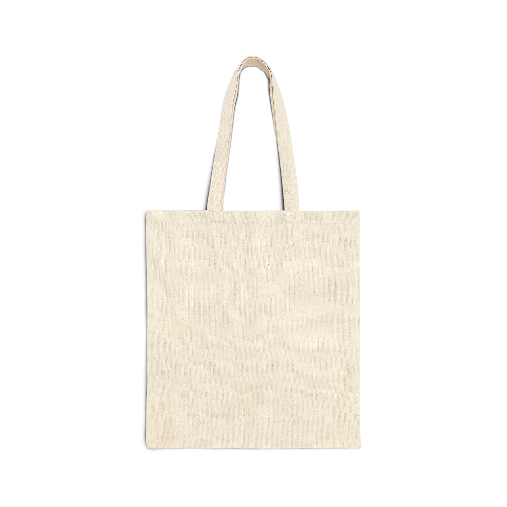 Canvas Tote Bag — Vintage Rose Stamp Collage Eco Shopper
