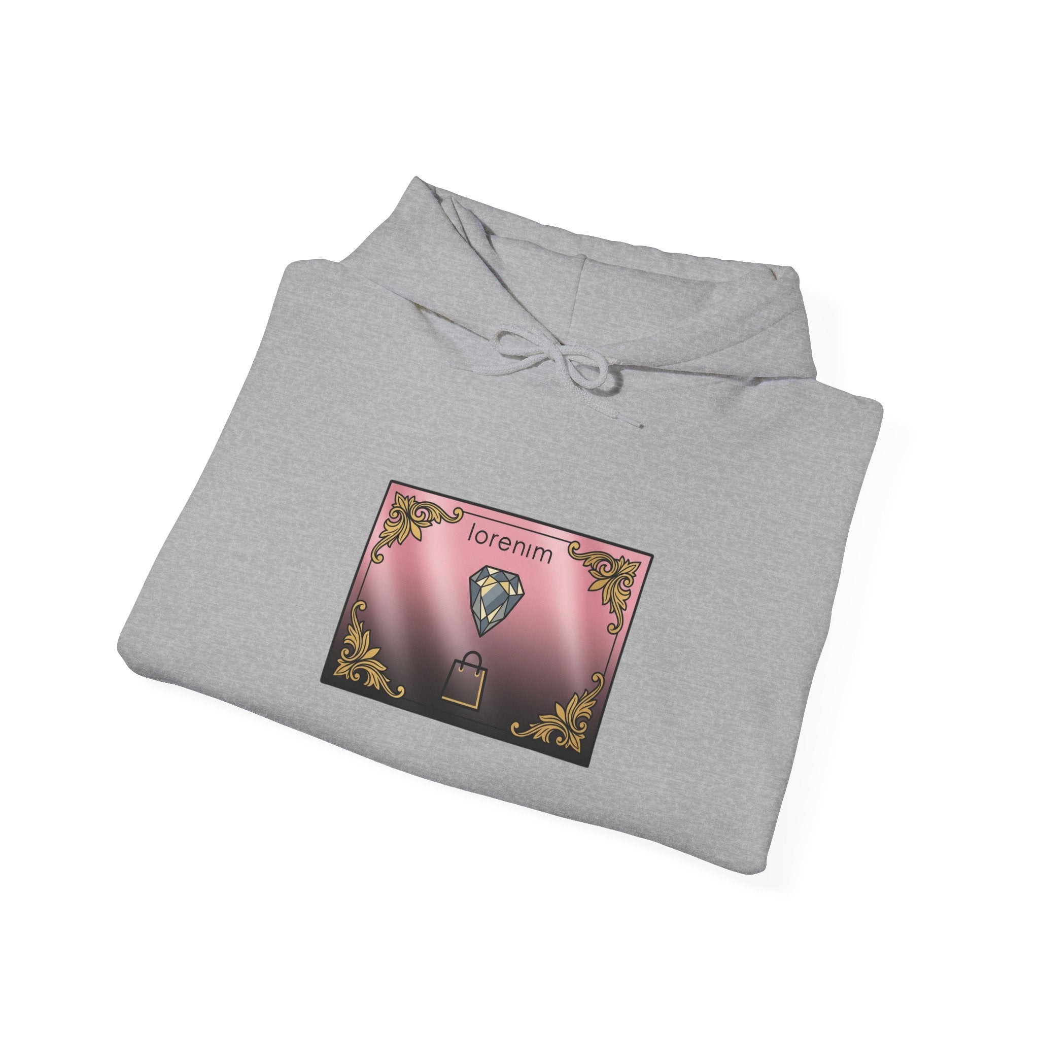 Hoodie — 'Clothe Beauty' Crown Floral Wreath Pullover