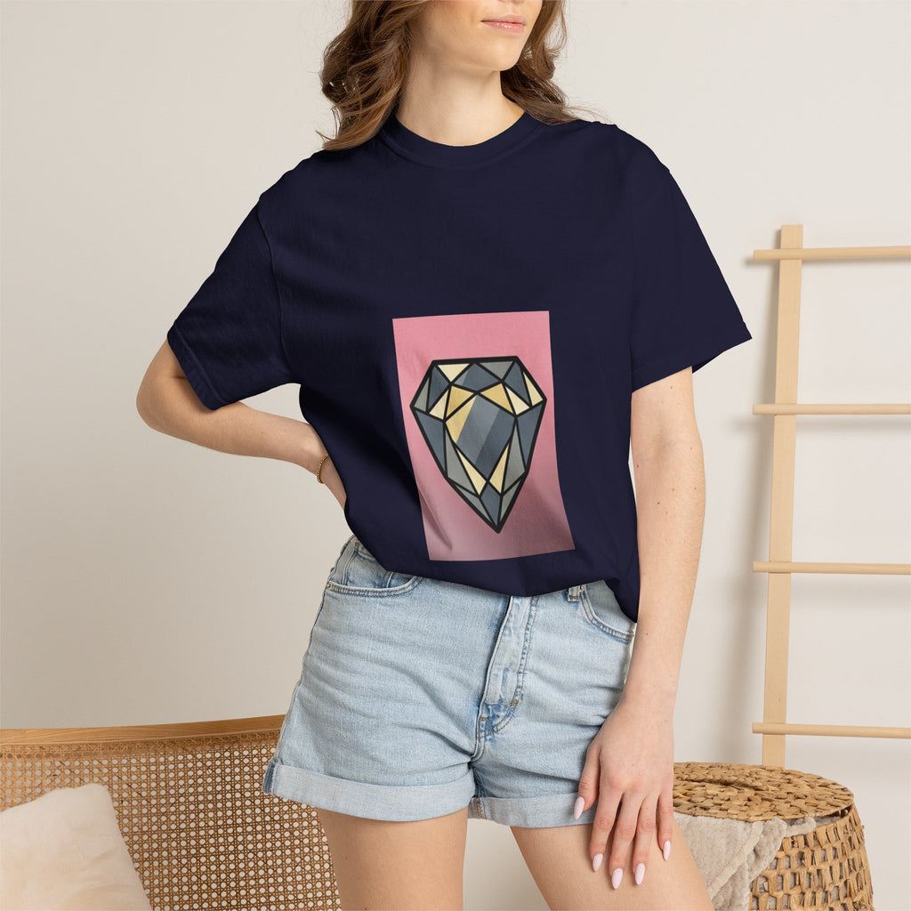 Geometric Diamond Graphic T-Shirt