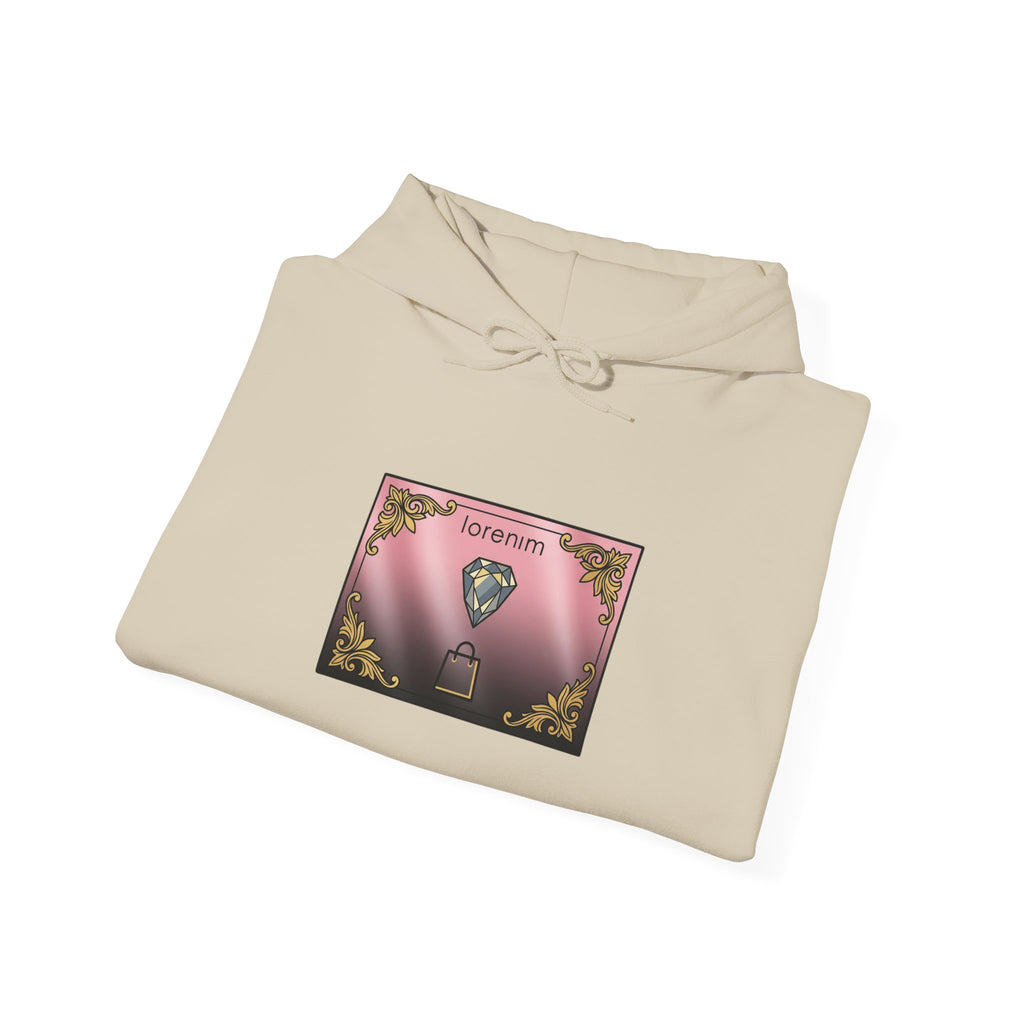 Hoodie — 'Clothe Beauty' Crown Floral Wreath Pullover