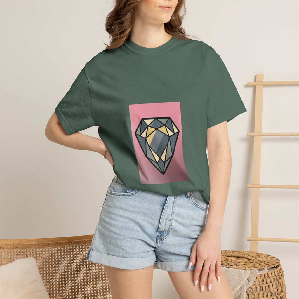 Geometric Diamond Graphic T-Shirt